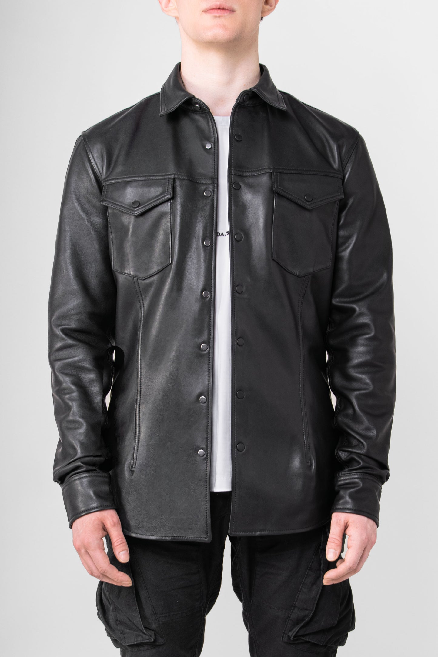 BODA Leather Overshirt