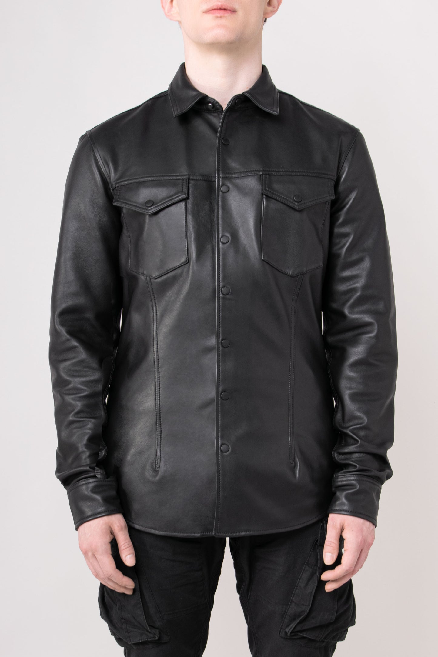 BODA Leather Overshirt