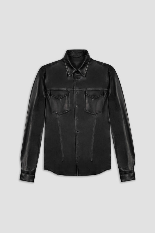 BODA Leather Overshirt