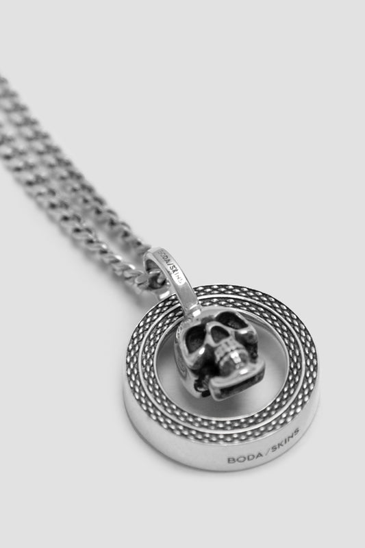 MODULAR SKULL PENDANT + CHAIN (WOMAN)