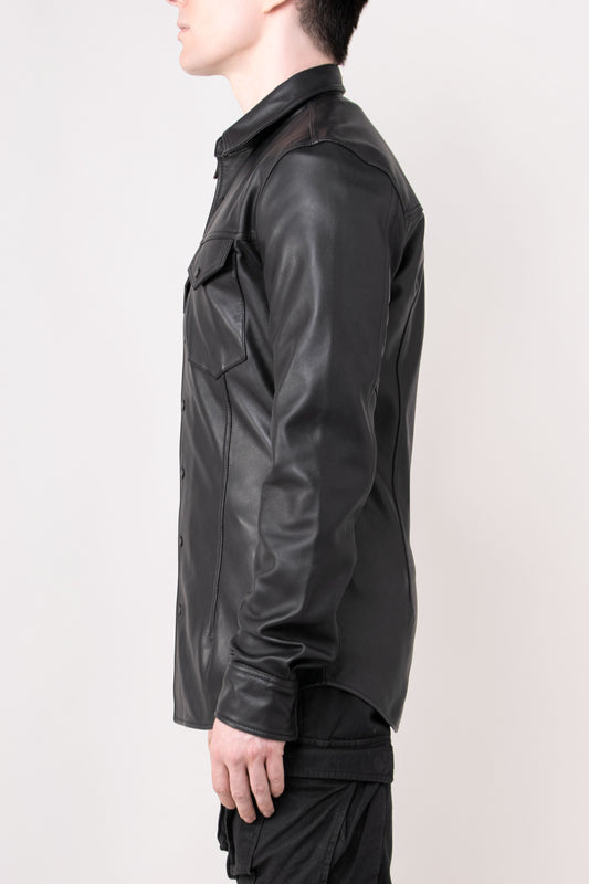 BODA Leather Overshirt