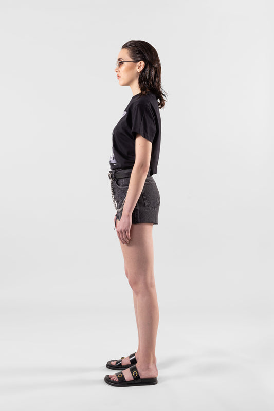 '88 RAVERS TEE - JET BLACK (WOMAN)